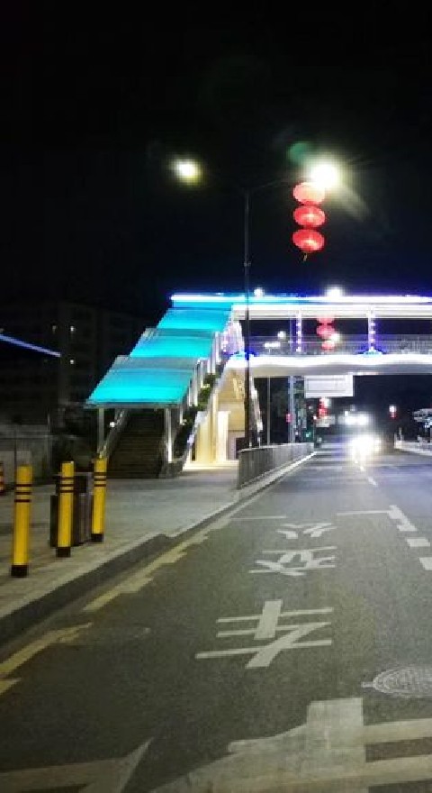 Shenzhen pedestrian overpass