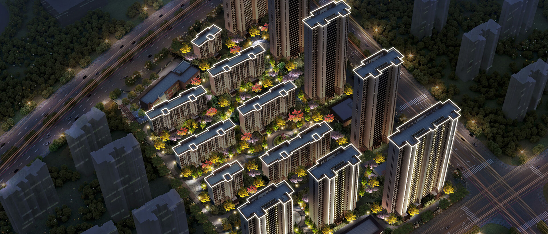 Jiangxi country garden lighting project